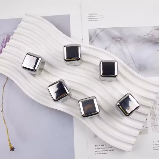 304 Stainless Steel Ice Cube Wisky Reusable Chilling Wine Stone