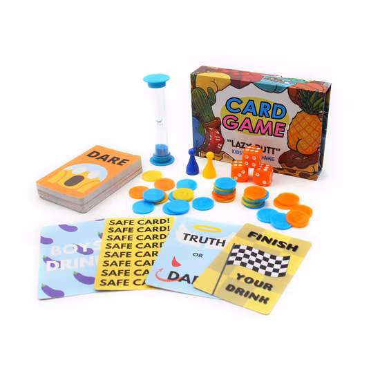 Manufacturer Custom Printing Design Party Bar KTV Playing Drinking Drunk Card Deck Game for Adults Family Ice Break