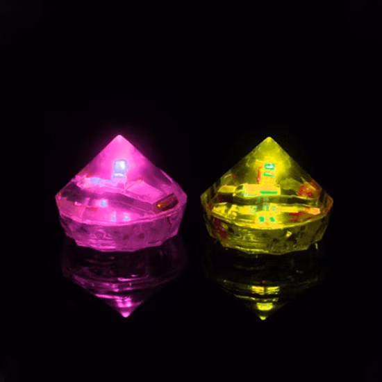 Diamond Shape Bar Lights LED Ice Cube Party Decoration LED Ice Cube