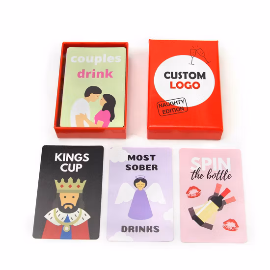 Top Sale High Quality Wholesale Printing Drinking Party Card Game Table Playing Card Game