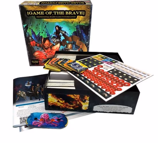 Hot Selling Educational Toys Board Game Customized Design Paper Intellectual Paper Board Game